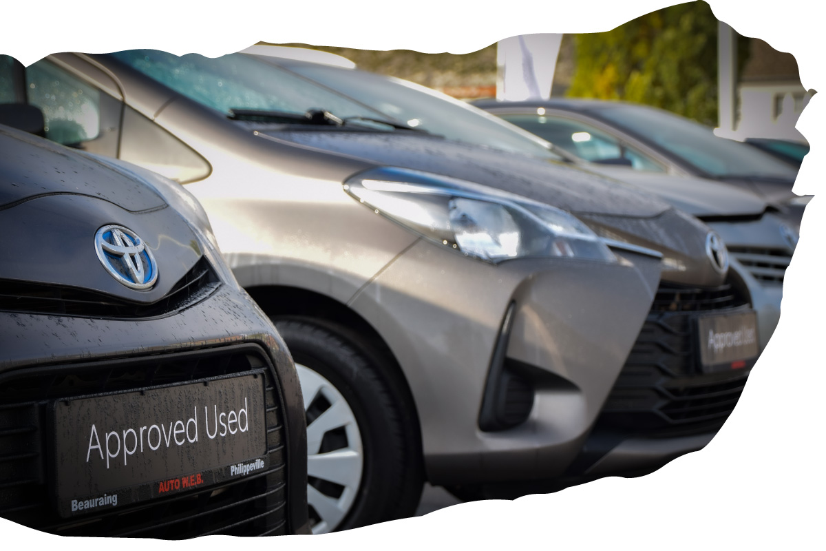 Nos voitures d’occasion sont Approved Used par Toyota